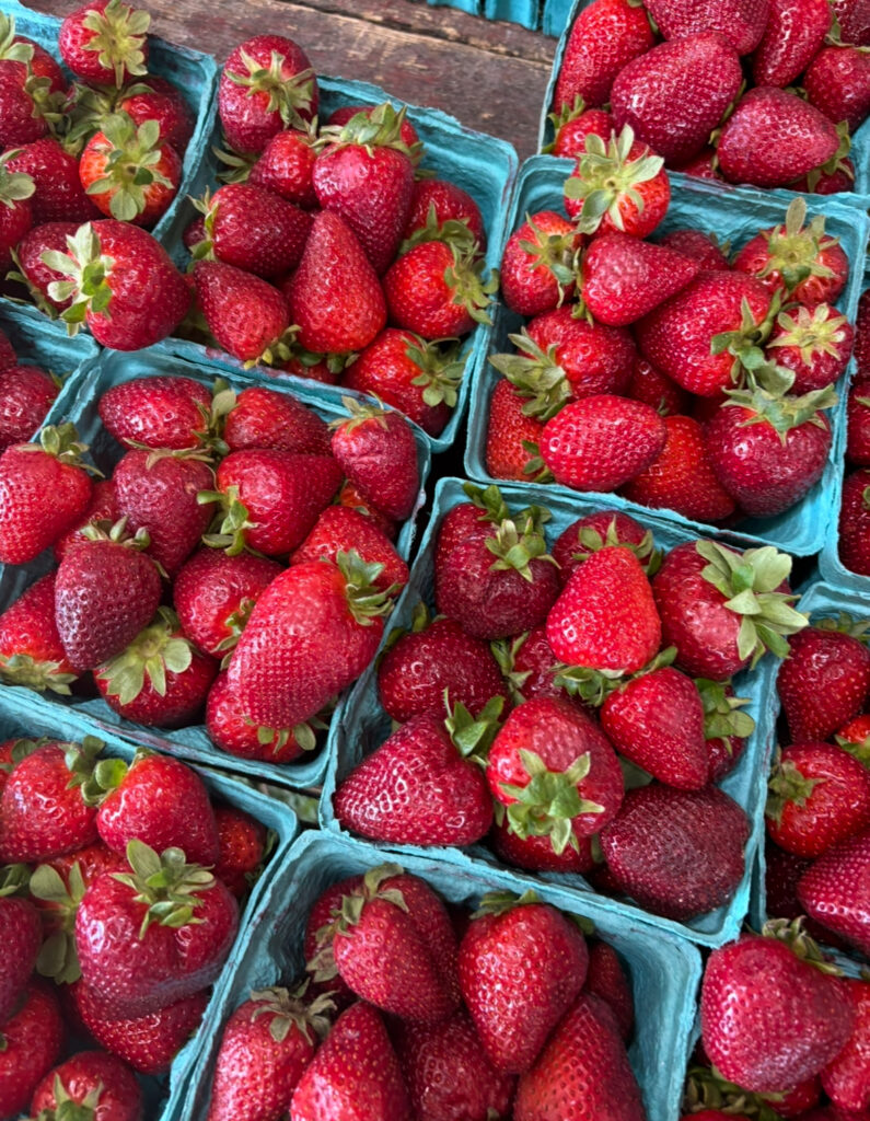 Summer strawberries